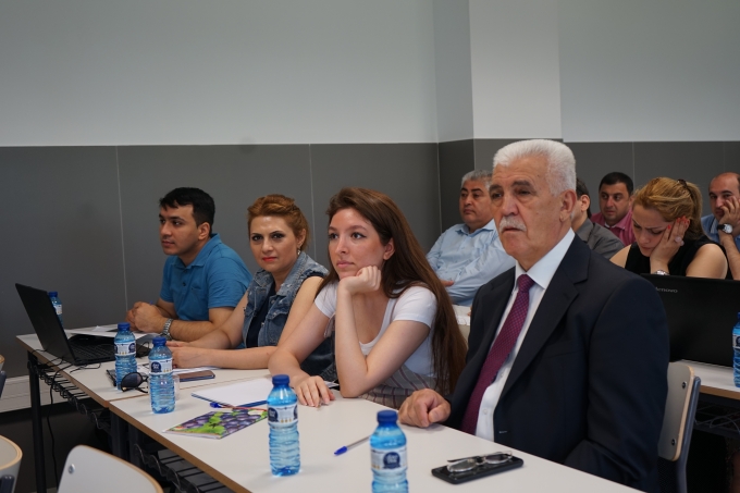 Rector and co-workers of Azerbaijan Technological University  participated in training in Spain