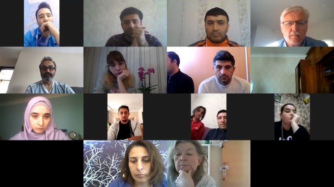 Baku Business University organized an online meeting within international project with participation European experts and local partners on 15 April 2020